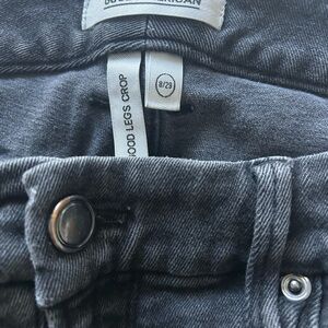 Good American Charcoal Denim Jeans